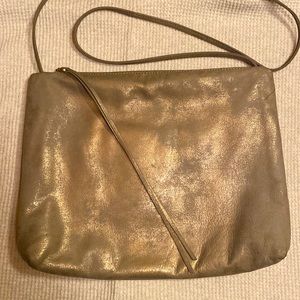 Hobo Ziggy crossbody in Granite Gold
